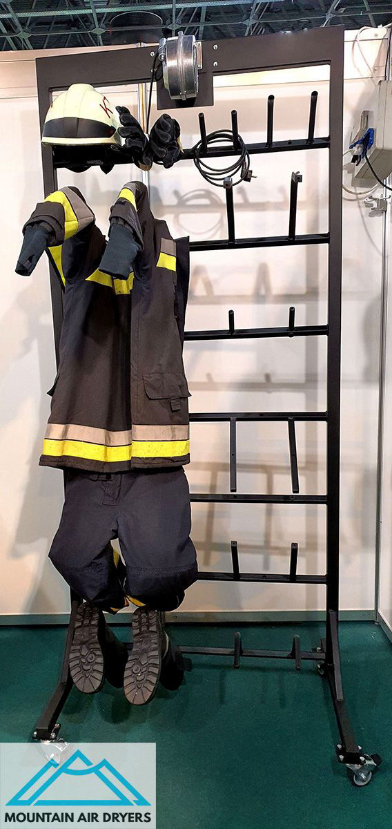 Firefighter uniform dryer rack | Mountain Air Dryers