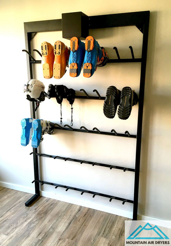 Ski boot dryer rack 20 pair | Mountain Air Dryers