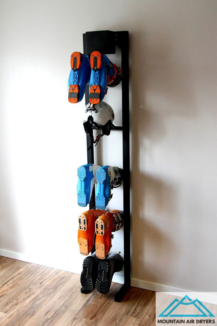 Ski boot dryer rack 5 pair vertical | Mountain Air Dryers