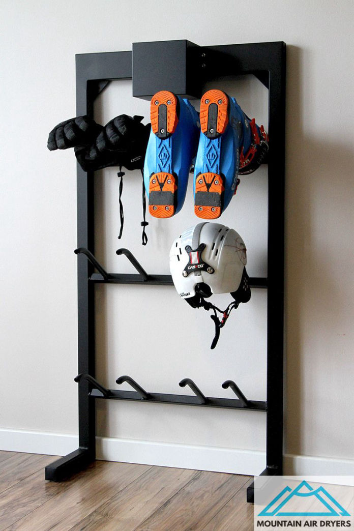 Ski boot dryer rack 6 pair vertical | Mountain Air Dryers